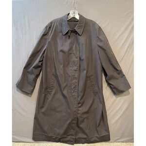 London Fog Trench Coat Women's 16 Regular Maincoats Winter Jacket 60s 70s VTG